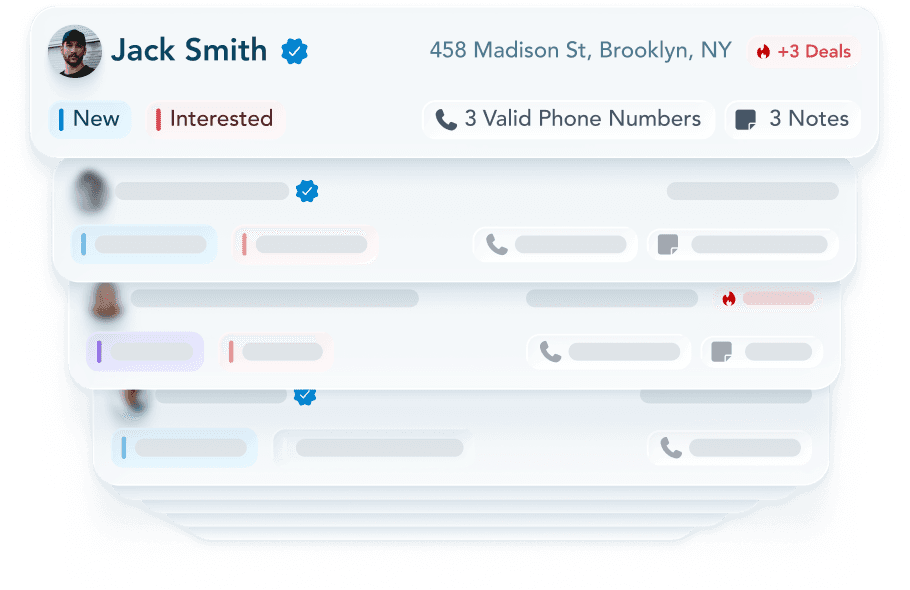 Track all buyer calls, notes, statuses, and follow-ups